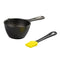 Lodge Melting Pot and Silicone Brush Set, Cast Iron, FINAL SALE