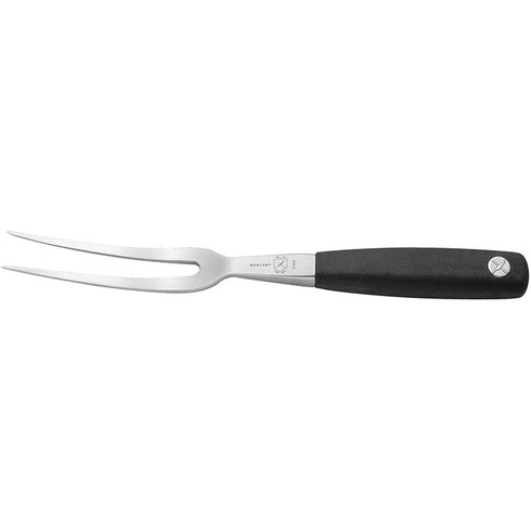 Mercer Genesis Curved Carving Fork, Black Handle