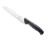 Mercer Millennia Santoku Knife, Granton Edge, 7", Black