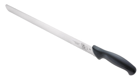 Mercer Millennia Cake Slicing Knife, Wavy Edge, 16", Black