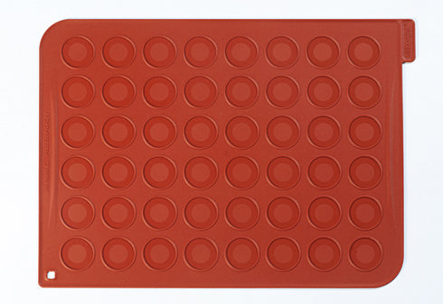 Silikomart Macaroon Mat, 15 3/4" x 11 3/4", Red Silicone