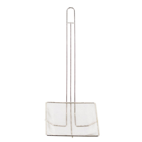Rabco Square Fine Mesh Skimmer, Nickel Plated