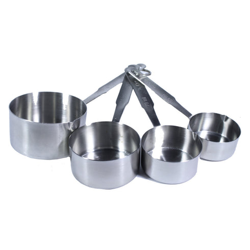 Rabco 4 Piece Measuring Cup Set, Stainless Steel
