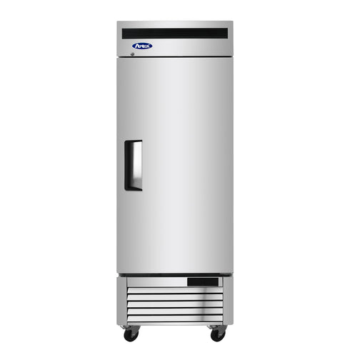 Atosa | MBF8505GR Réfrigérateur à porte simple avec compresseur inférieur en acier inoxydable, 27 po, 115/60/1