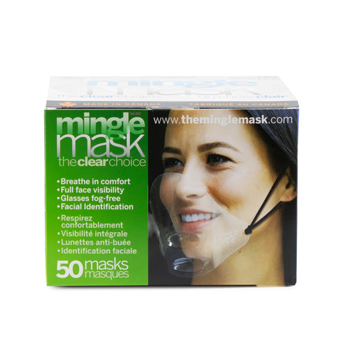 Masque de mélange | Masque facial en plastique transparent, paquet de 50, VENTE FINALE