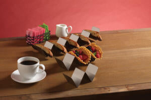 American Metalcraft Taco Holder, 2 or 3 Compartment, Stainless Steel