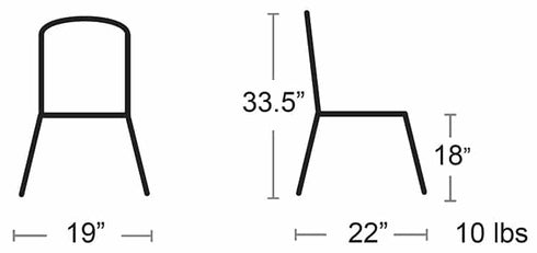 Meubles BUM | Fauteuil Marco en osier (paquet de 4)