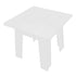 Sources de castor | Table d'appoint Adirondack moderne