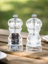 Peugeot Nancy Salt & Pepper Mill Set, 5", Clear Acrylic, FINAL SALE