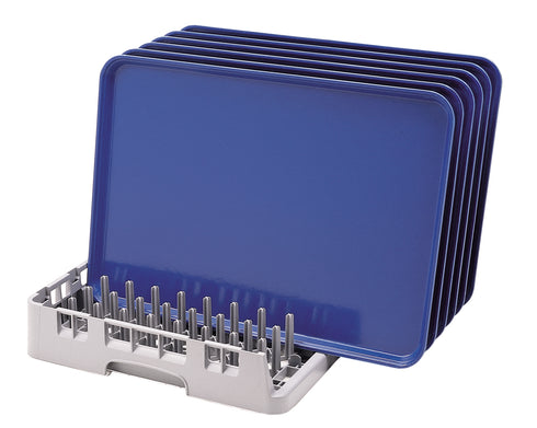 Cambro | Casier pour plateaux à extrémité ouverte Camrack, gris