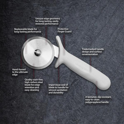 Dexter | Coupe-pizza Sani-Safe, Lame de 2,75", Blanc