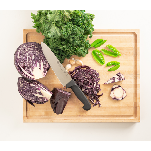 Browne Chef Knife, Black Polypropylene Handle