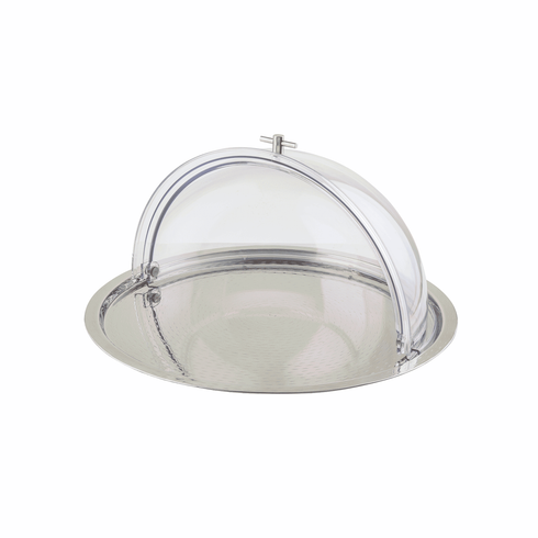Artisanat de table | Couvercle d'affichage à dôme rond à rouleau, 19" de diamètre x 10" de haut, Transparent