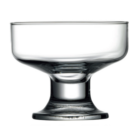 Pasabahçe | Plat à coupe glacée à pieds ronds, 4 po (paquet de 24)