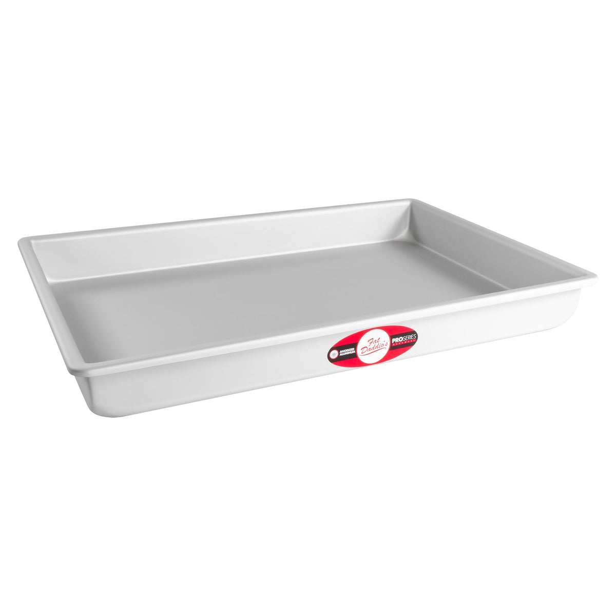 Fat Daddio's Sheet Cake Pan, 12" x 18", Anodized Aluminum