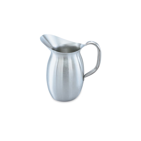 Vollrath Bell-Shaped Pitcher, 2 1/8 Qt, Stainless Steel