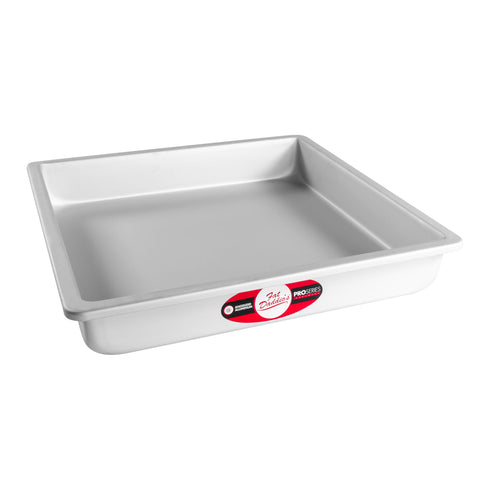 Fat Daddio's Square Cake Pan, 2" Deep, Anodized Aluminum, FINAL SALE