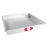 Fat Daddio's Square Cake Pan, 2" Deep, Anodized Aluminum, FINAL SALE