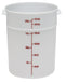 Cambro Poly Round Food Storage Container, White