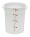 Cambro Poly Round Food Storage Container, White
