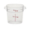 Cambro | Contenant rond de conservation pour aliments Camwear, transparent