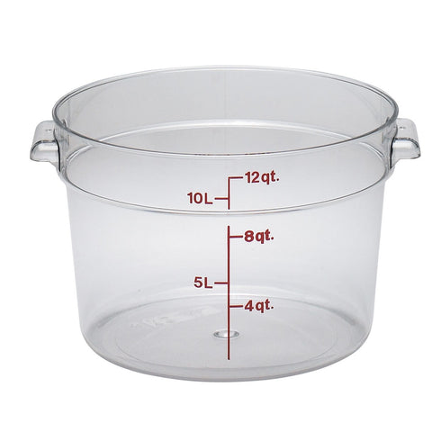 Cambro | Contenant rond de conservation pour aliments Camwear, transparent