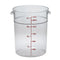 Cambro Camwear Round Food Storage Container, Clear
