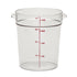 Cambro | Contenant rond de conservation pour aliments Camwear, transparent