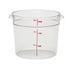 Cambro | Contenant rond de conservation pour aliments Camwear, transparent
