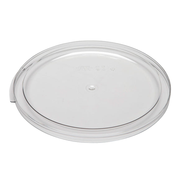 Cambro Camwear Round Food Storage Container Lid, Clear