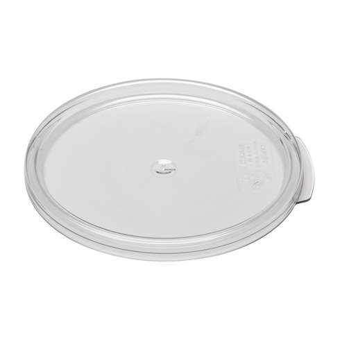Cambro Camwear Round Food Storage Container Lid, Clear