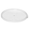Cambro Camwear Round Food Storage Container Lid, Clear