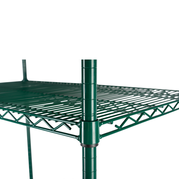 Torngat Shelving 14" Deep Wire Shelf, Green Epoxy