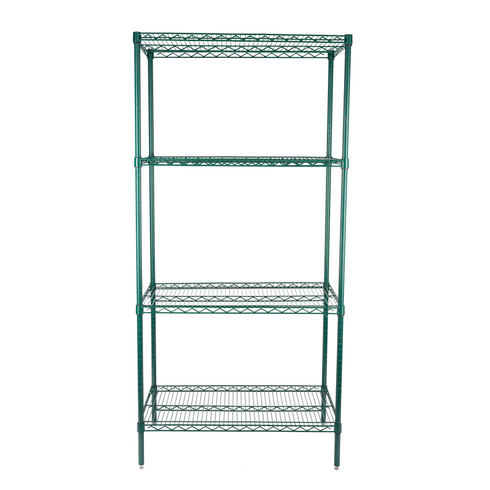 Torngat Shelving 14" Deep Wire Shelf, Green Epoxy