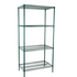 Torngat Shelving Wire Shelf Post for Caster, Green Epoxy