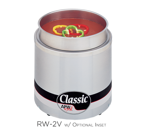 APW Wyott Classic Round Countertop Warmer