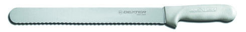 Dexter | Couteau à trancher Sani-Safe, dentelé, 12 po, blanc