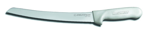 Dexter | Couteau à pain Sani-Safe, dentelé, 10", blanc