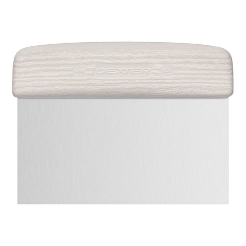 Dexter Dough Cutter/Scraper, 6" x 3", White