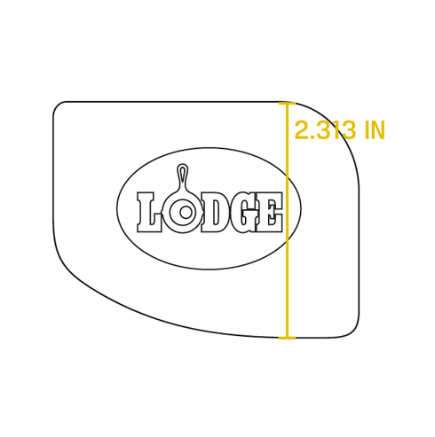 Lodge Cast Iron Pan Scrapers, Red/Black (2-pack), FINAL SALE