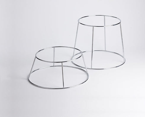 American Metalcraft Round Display Pizza Stand, Stainless Steel