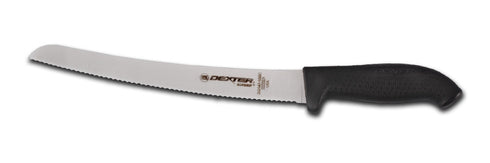 Dexter | Couteau à pain SofGrip, bord dentelé, 10", manche noir
