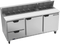 Boissons-Air | SPED72HC-18-2 Table de préparation de sandwichs à deux tiroirs et deux portes, 72"
