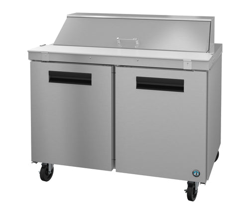 Hoshizaki | SR48B-12 Réfrigérateur modèle table de préparation de sandwichs à double porte, 12 casseroles, 48 po, 115V