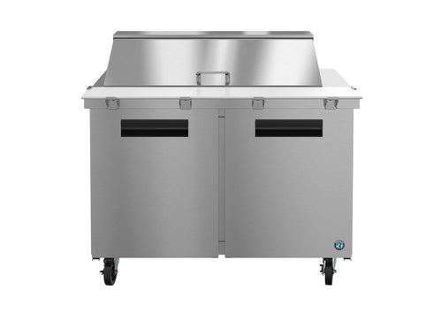 Hoshizaki | Réfrigérateur modèle table de préparation Mega Top à double porte SR48B-18M, 18 casseroles, 48 po, 115V