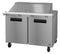 Hoshizaki | Réfrigérateur modèle table de préparation Mega Top à double porte SR48B-18M, 18 casseroles, 48 po, 115V
