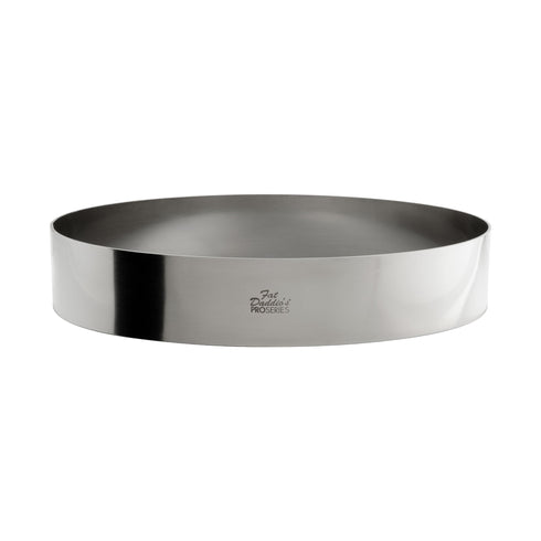 Fat Daddio's ProSeries Cake and Pastry Ring, 2" High, Stainless Steel, FINAL SALE