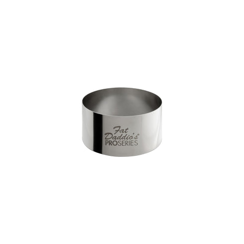 Fat Daddio's ProSeries Cake and Pastry Ring, 1" High, Stainless Steel, FINAL SALE