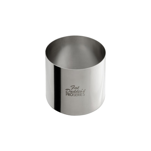 Fat Daddio's ProSeries Cake and Pastry Ring, 2" High, Stainless Steel, FINAL SALE