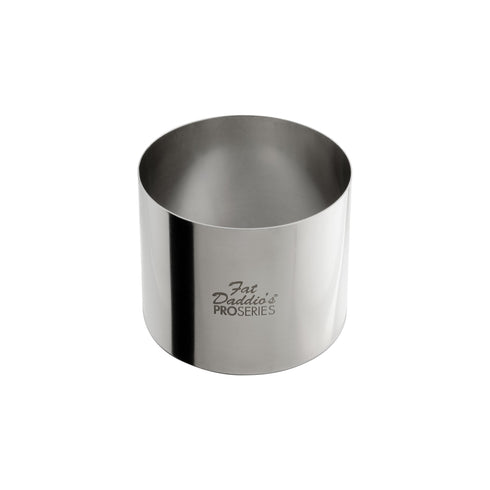 Fat Daddio's ProSeries Cake and Pastry Ring, 2.375" High, Stainless Steel, FINAL SALE